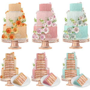 Gâteaux de mariage avec roses