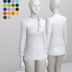 Chemise en lin pour F