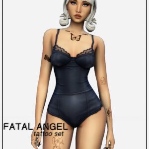 Set de tatouage Ange fatal