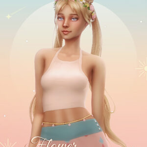 Chaîne de taille en forme de fleur
