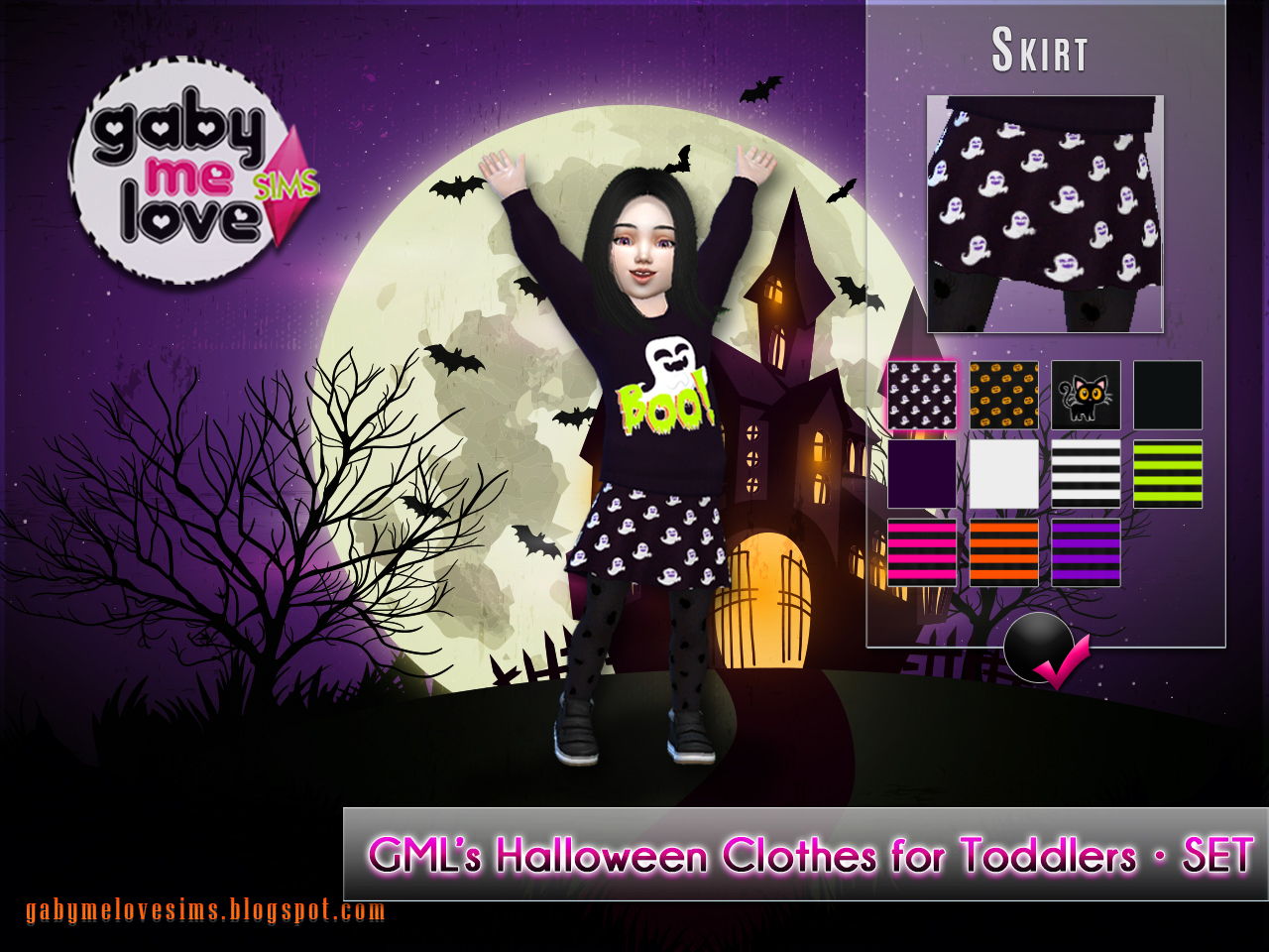 Costume Halloween Citrouille Pour Poupée 18 Pouces - Robe, Cape, Chapeau, Sac - Ensemble Vêtement Déguisement