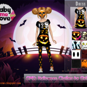 Vêtements d'Halloween pour filles de GML