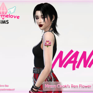 Le tatouage de la fleur Ren de Nana Osaki