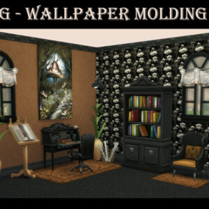 Ensemble mural Gothic Garden - Wallpaper 4