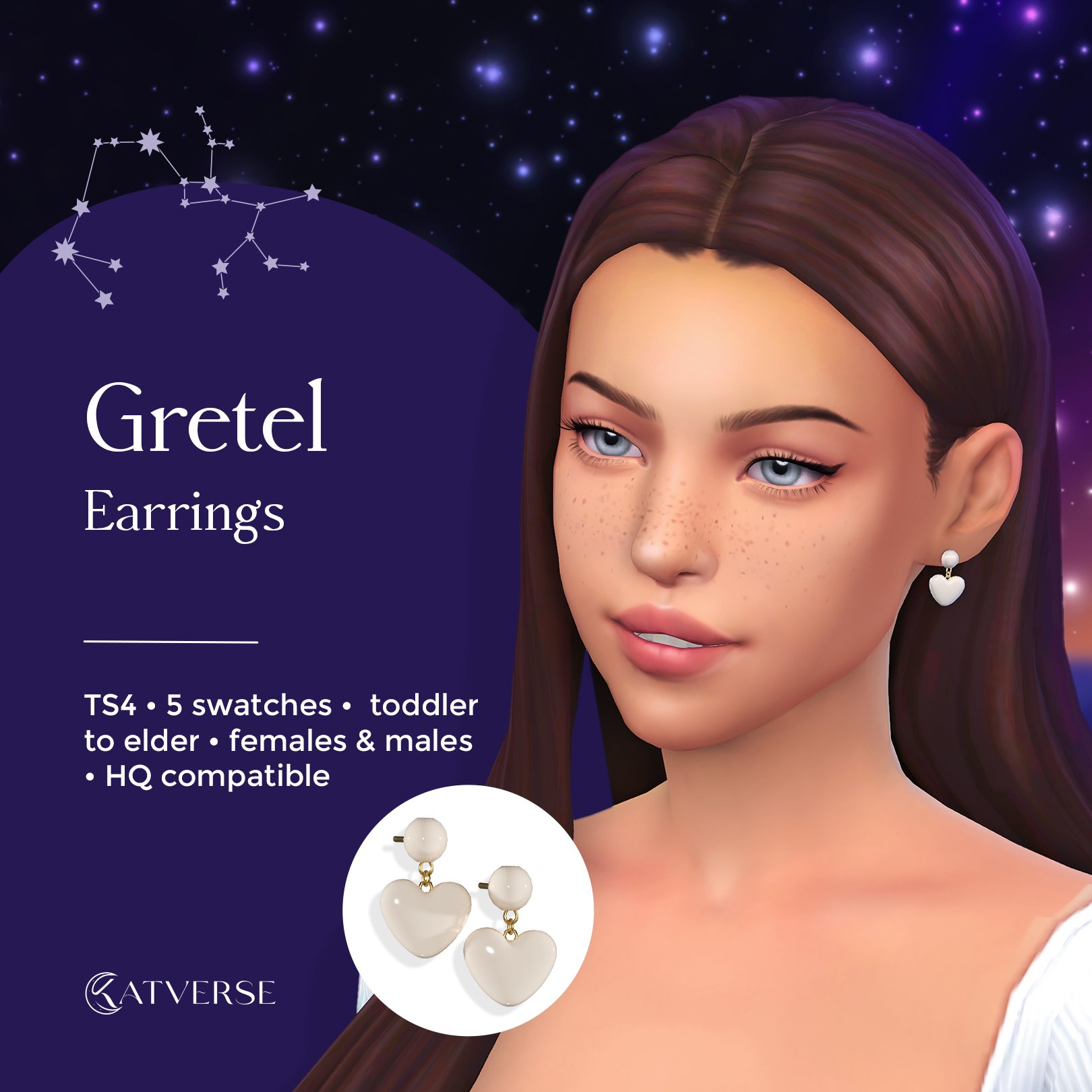 Boucles d'oreilles Gretel