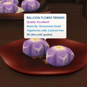 Fleur de ballon Nerikiri