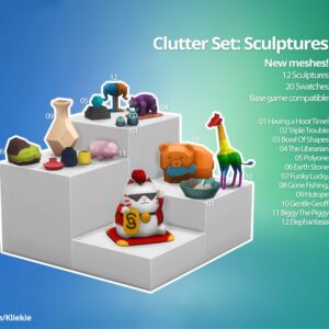 Ensemble de désordre : Sculptures