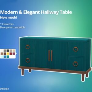 Table de couloir moderne et élégante