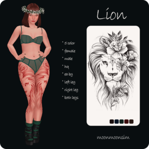 Tatouage du lion