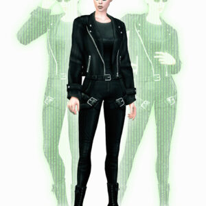 Veste de motard Carrie - Collaboration Sentate x Arethabee