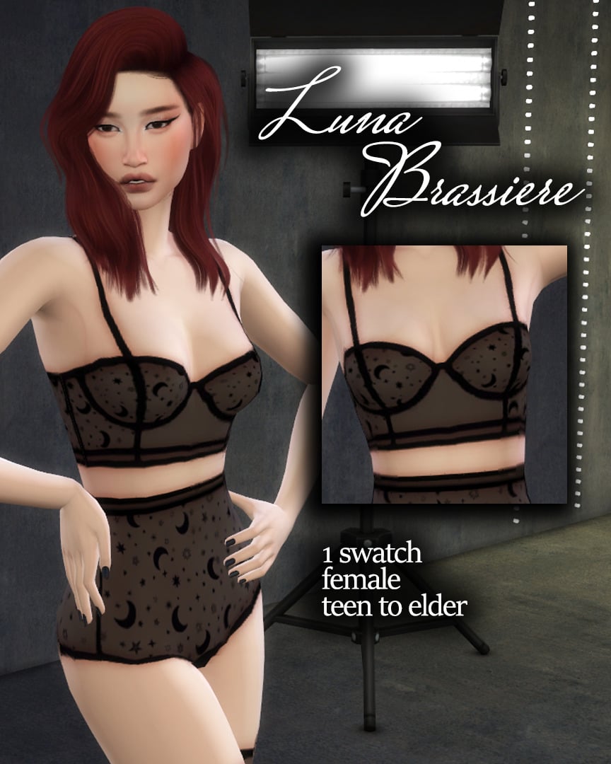 Brassière Luna (Collection Obsidian Obsessions)