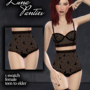 Culotte Luna (Collection Obsidian Obsessions)
