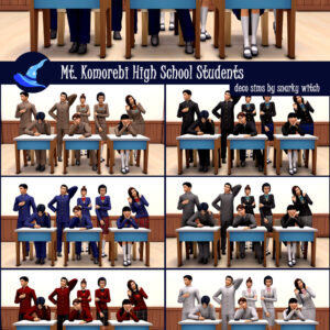 Deco Sims, élève du lycée Mt. Komorebi