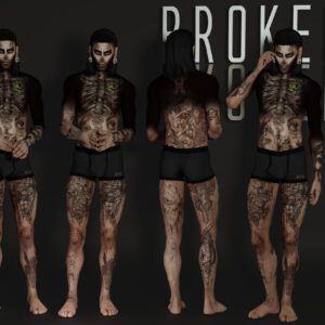Broken V1 Tattoo