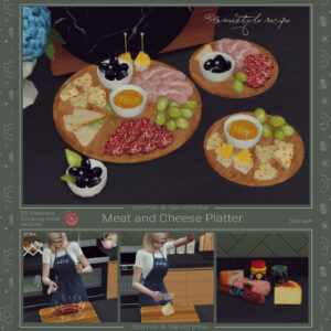 Plateau de fromages et de viandes