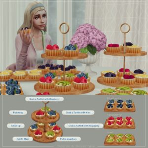 Tartelettes au kiwi et aux baies - Set 1