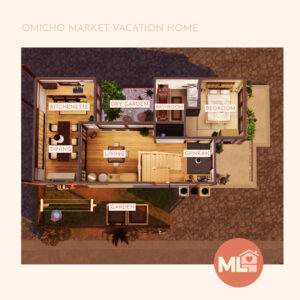 Location de vacances au marché d'Omicho (pas de CC)
