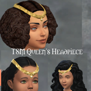 Coiffe de la reine TSM séparée - pour tous les âges
