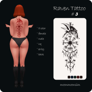 Raven Tattoo 3