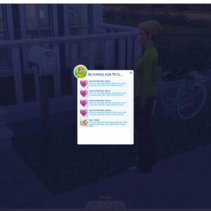 Activités sociales (visites aux amis, à la famille, etc.)