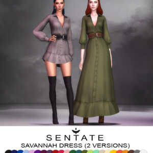 Savannah Dress (2 Versions)