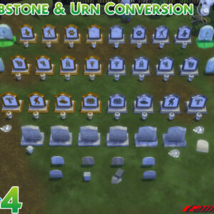 Pierre tombale et urne - ts2 Conversion