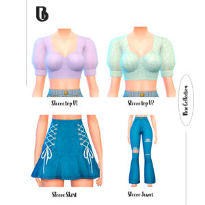 Blouse à manches - Version 1