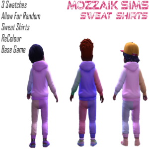 Sweat Shirt Toddler Multi Colored