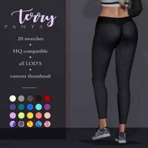 Pantalon en éponge