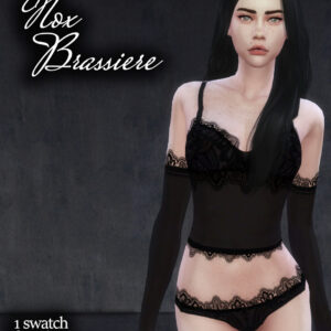 Nox Brassiere Top (Collection Obsidian Obsessions)