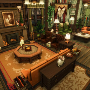 Chalet de fleurs