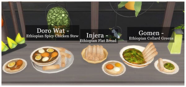 Cuisine éthiopienne -Gomen