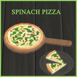 PIZZA AUX ÉPINARDS