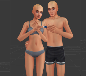 Pack de poses "Triste début