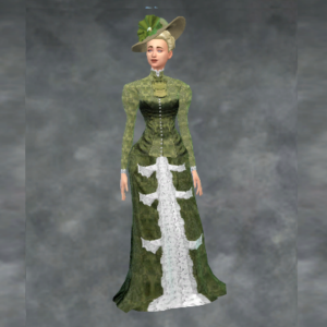 Robes à bustier victoriennes, refaites, avec accessoires