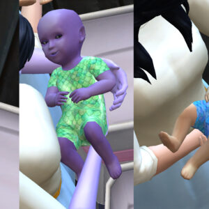 Tenue de bébé sirène