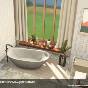 Salle de bain riche en bois