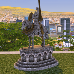 Statue de Sun Rider par Jochi