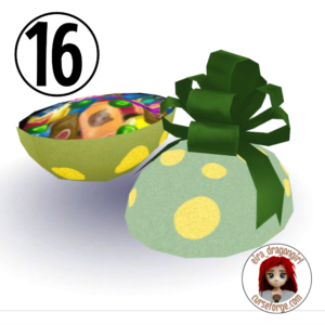 PETIT œuf de Pâques en bonbons - Décoration