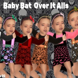Baby Bat Over It Alls