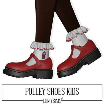 POLLEY SHOES KIDS FRILL SOCKS VERSION