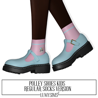 POLLEY SHOES KIDS REGULAR SOCKS VERSION