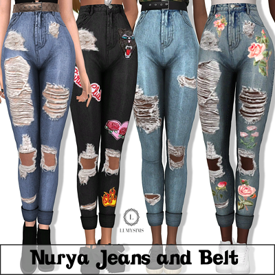 JEAN ET CEINTURE NURYA