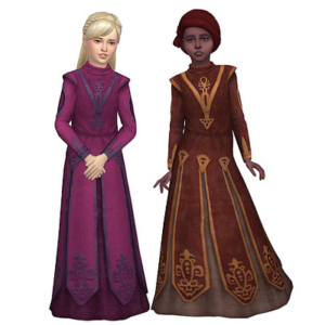 ZxTa - Robe de marchand médiéval pour enfants