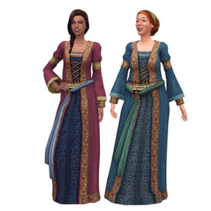 ZxTa - Robe médiévale de diseuse de bonne aventure