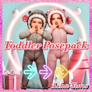 Acha Toddler's Posepack #1