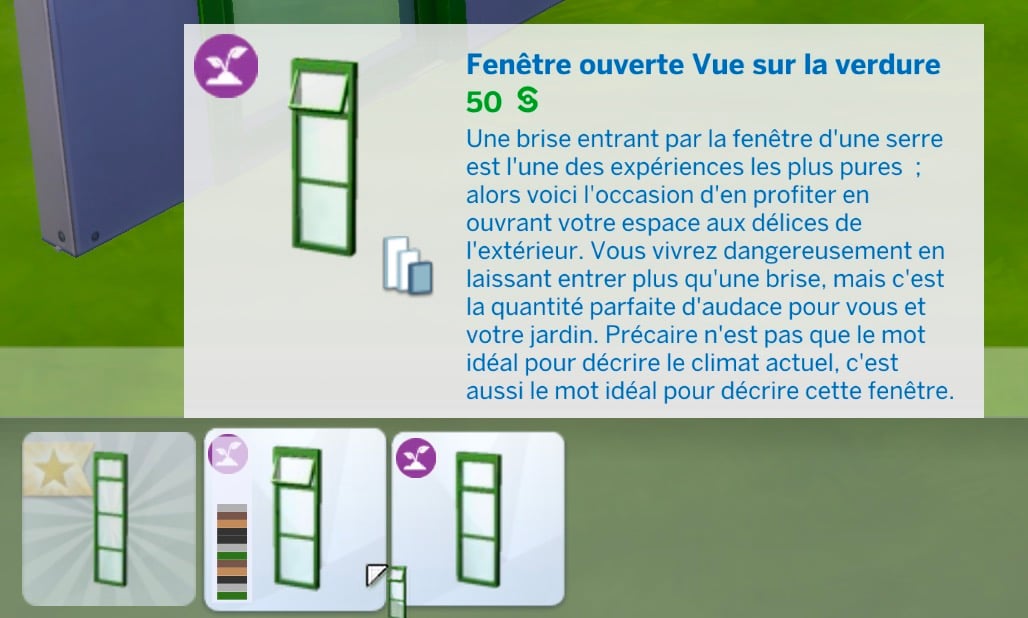 Les nouveaux objets du kit Sims 4 Havre Végétal