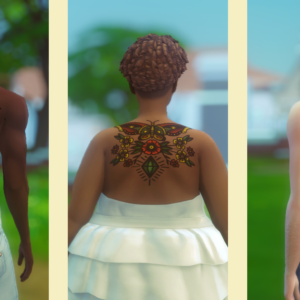 tatouage papillon et fleurs - boocrest