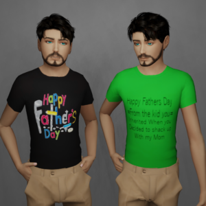Chemise pour la fête des pères