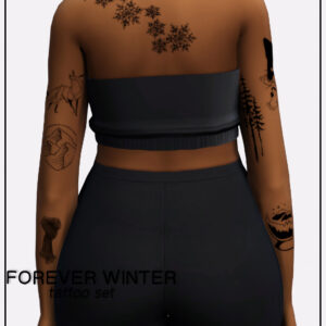 Set de tatouages Forever Winter